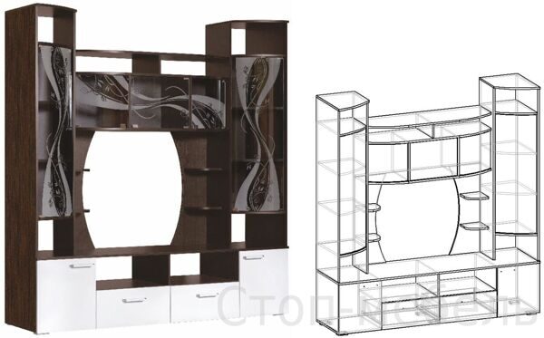 Центральная секция 1950 Адриана